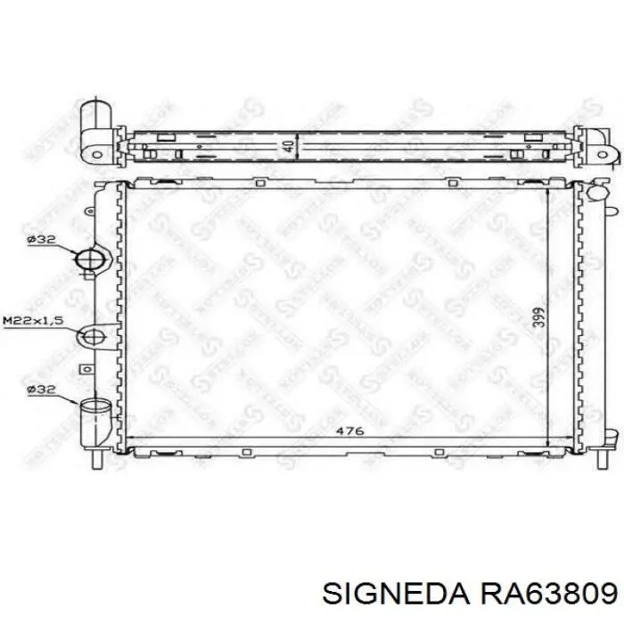 RA63809 Signeda радиатор
