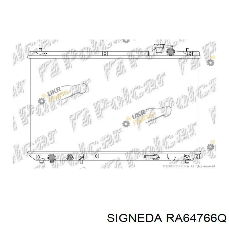 Радиатор RA64766Q Signeda