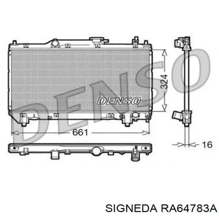 RA64783A Signeda радиатор