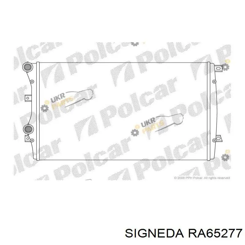 Купить RA65277 Signeda Радиатор водяной