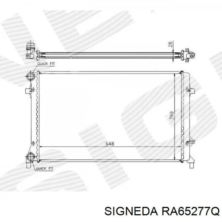 RA65277Q Signeda радиатор