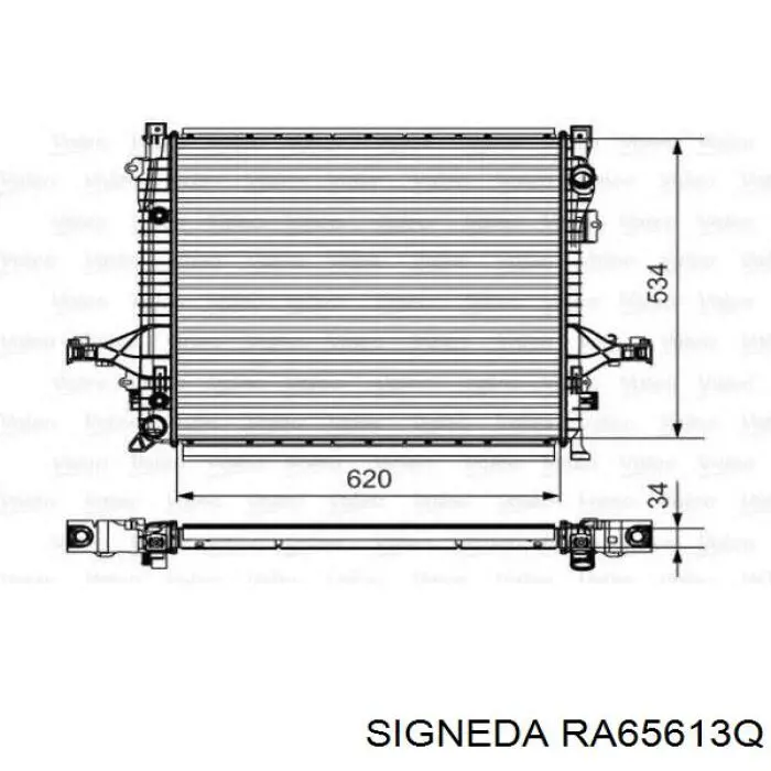 Радиатор R12317 Sato Tech