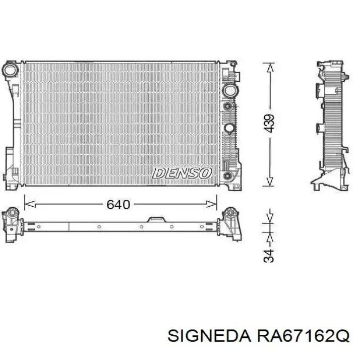 Радиатор охлаждения двигателя Kale 360180 цена, от 181.08 USD