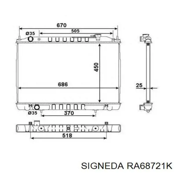 Радиатор 2797081 Polcar