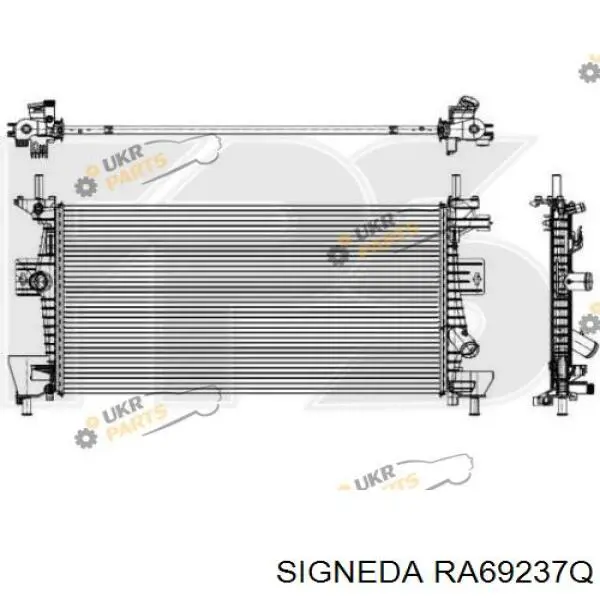 RA69237Q Signeda radiador de esfriamento de motor