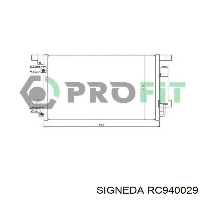 Compre Q1720061 Q-fix Radiador de aparelho de ar condicionado
