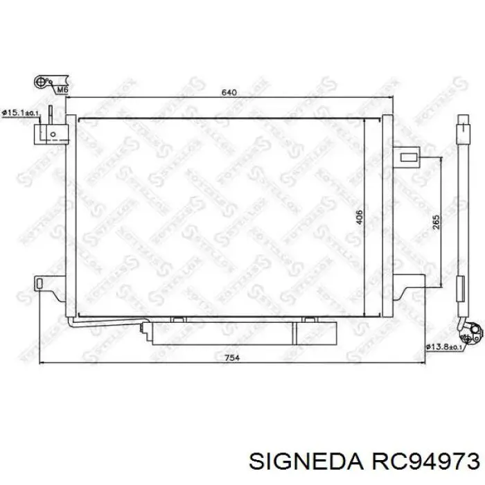 Конденсатор кондиционера FPS FP52K62 цена, от 53.73 USD