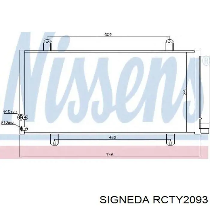 Конденсатор кондиционера AVA TO5698 цена, от 87.87 USD