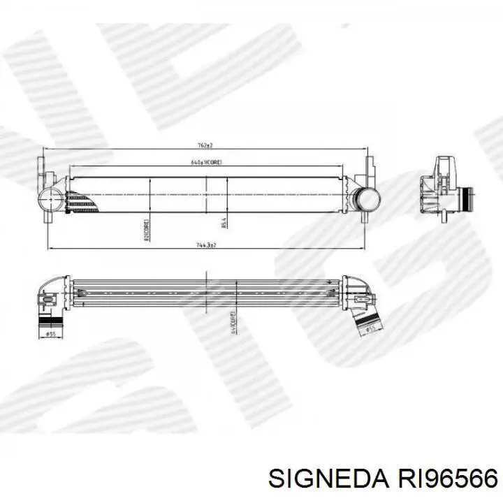 Интеркулер RI96566 Signeda