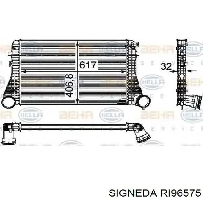 Интеркулер RI96575 Signeda