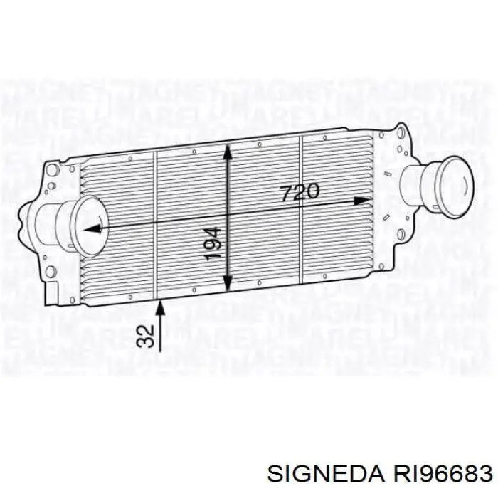 Интеркулер RI96683 Signeda