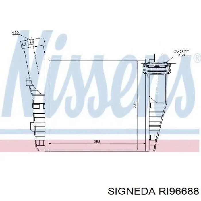 Интеркулер RI96688 Signeda