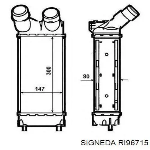 Интеркулер RI96715 Signeda