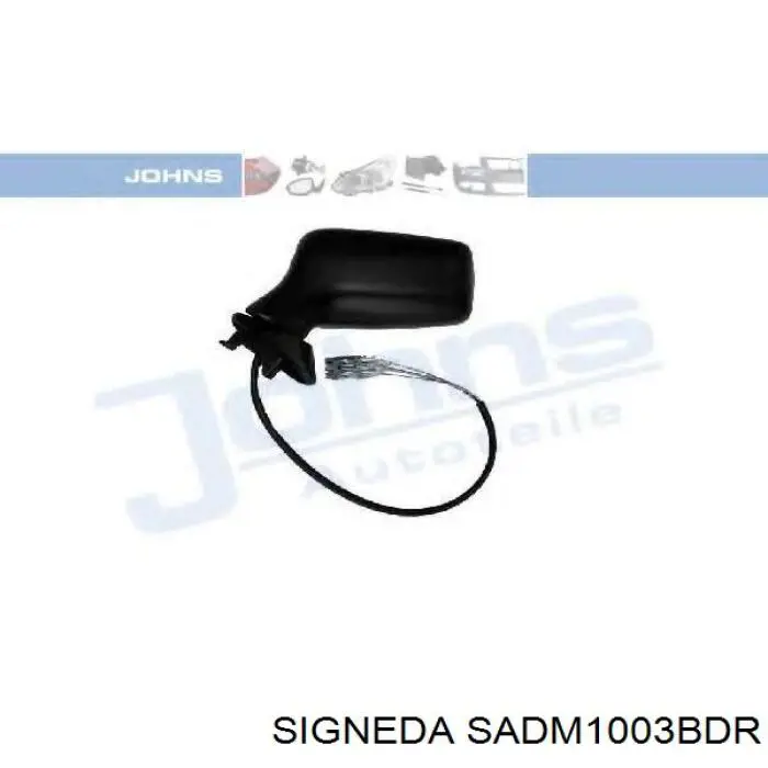 Левое боковое зеркало SADM1003BDR Signeda