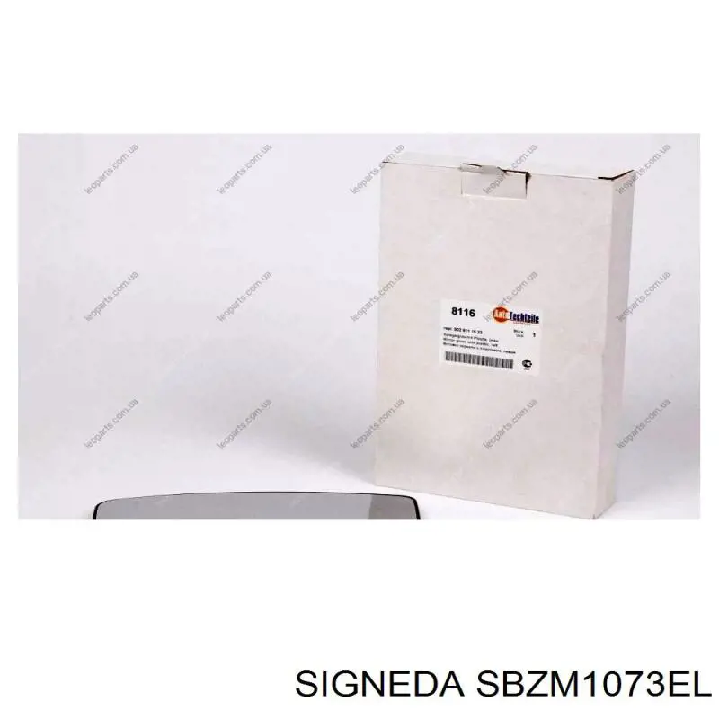Зеркальный элемент водительского зеркала Signeda SBZM1073EL цена, от 15.68 USD