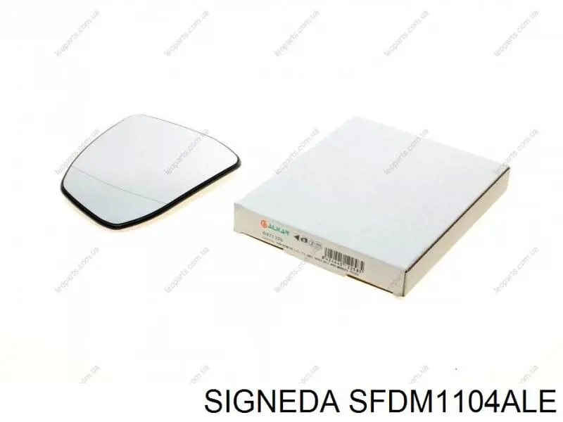 Стекло левого зеркала заднего вида SFDM1104ALE Signeda