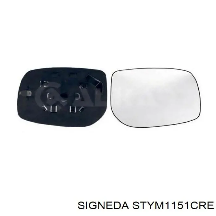 Стекло правого зеркала заднего вида 879080D260 Toyota