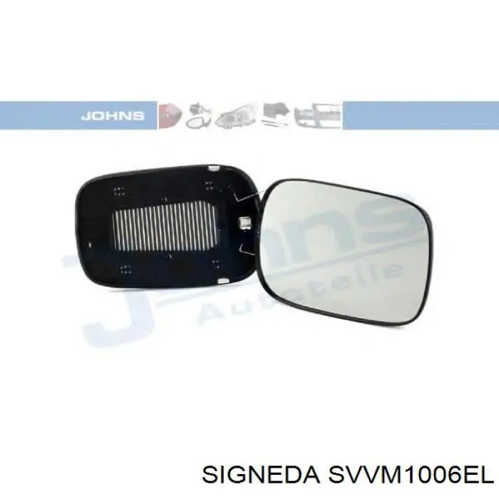 Стекло правого зеркала заднего вида SVVM1006EL Signeda