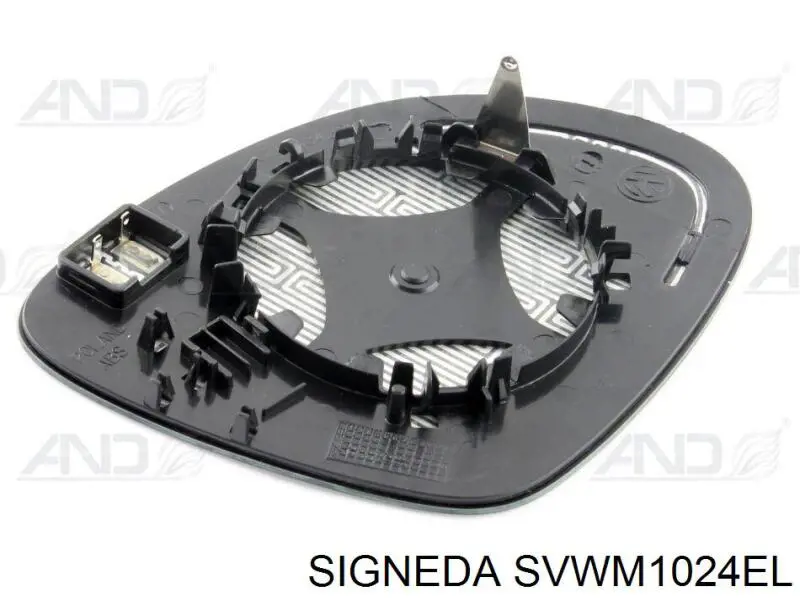 Стекло левого зеркала заднего вида SVWM1024EL Signeda