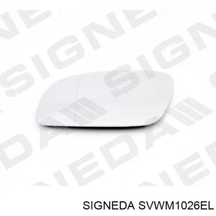 SVWM1026EL Signeda зеркальный элемент зеркала заднего вида левого