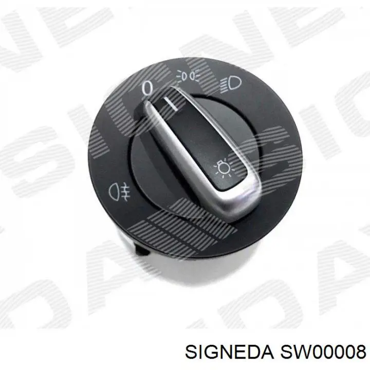 SW00008 Signeda переключатель света фар на "торпедо"