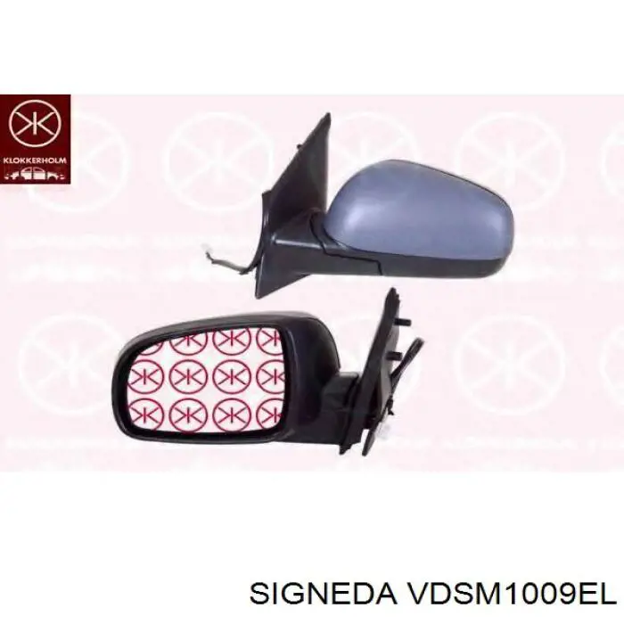 Левое боковое зеркало VDSM1009EL Signeda