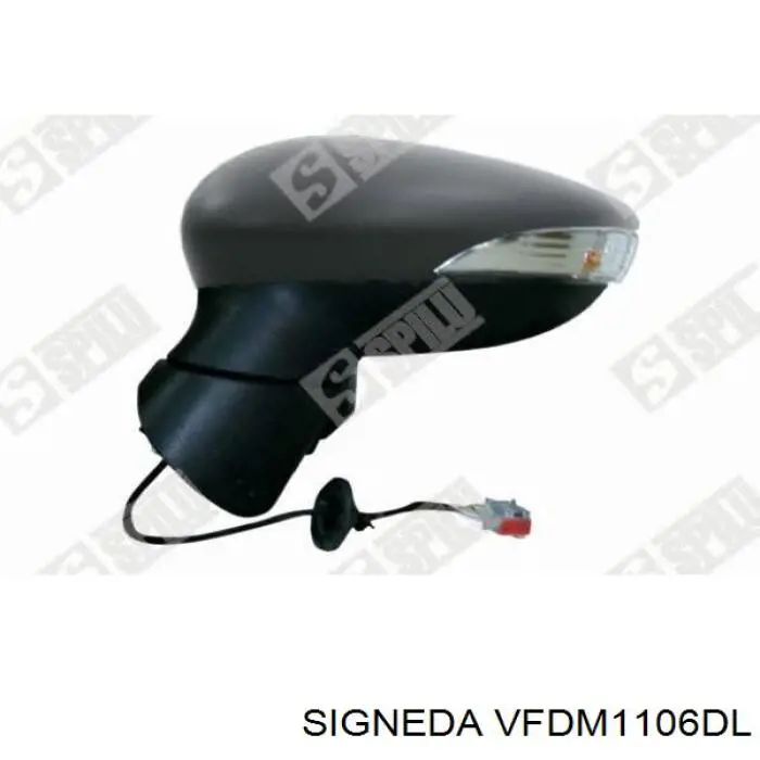 Накладка (крышка) зеркала заднего вида левая VFDM1106DL Signeda