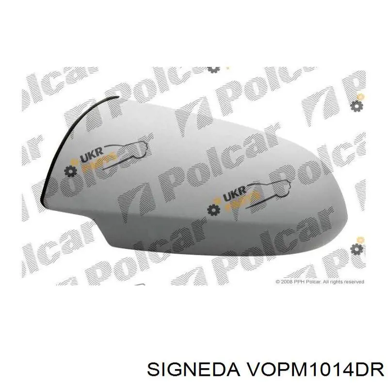 VOPM1014DR Signeda Накладка зеркала заднего вида, правая