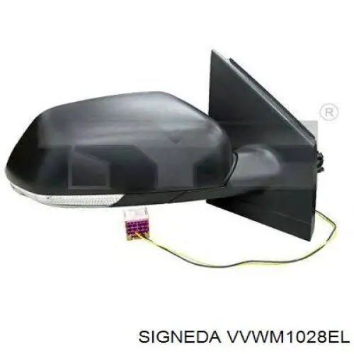 Левое боковое зеркало VVWM1028EL Signeda