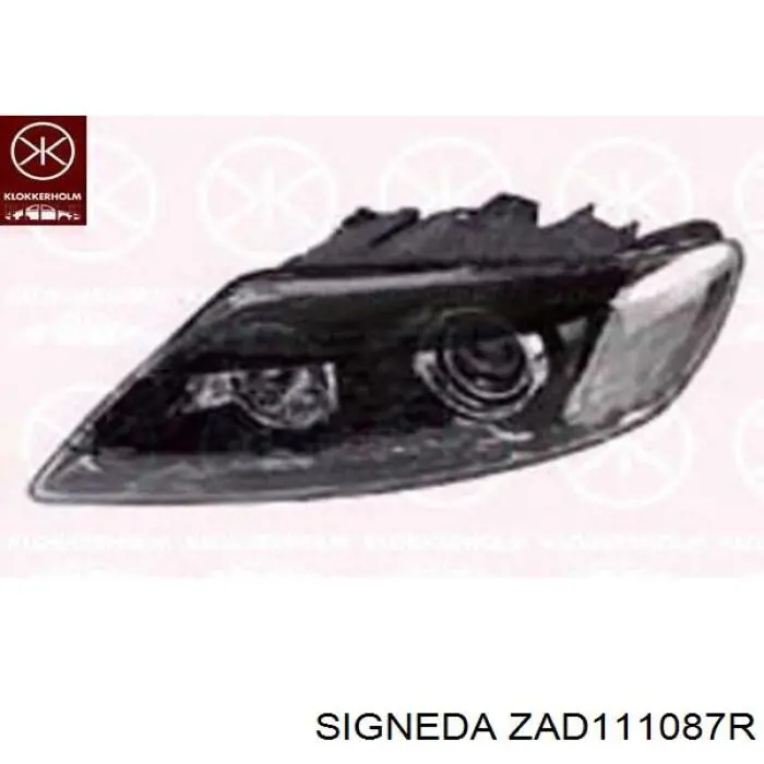 Правая фара 44138 VALEO