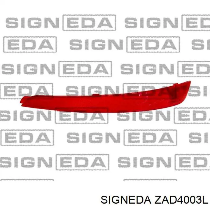 ZAD4003L Signeda фонарь заднего бампера левый