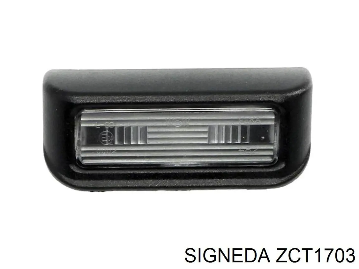 ZCT1703 Signeda lanterna da luz de fundo de matrícula traseira