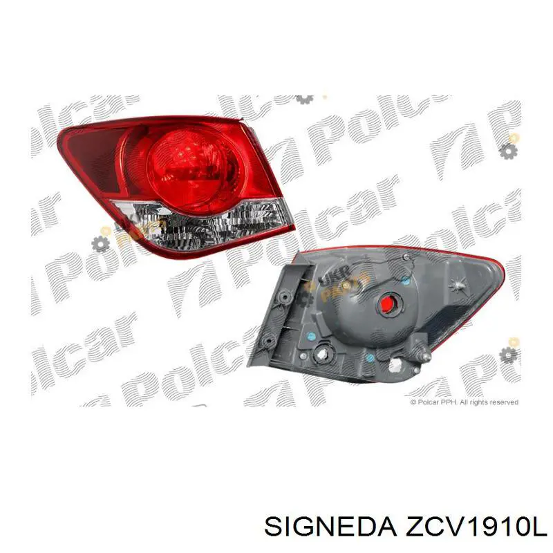 Задняя левая внешняя фара FPS FP1711F1P цена, от 48.25 USD