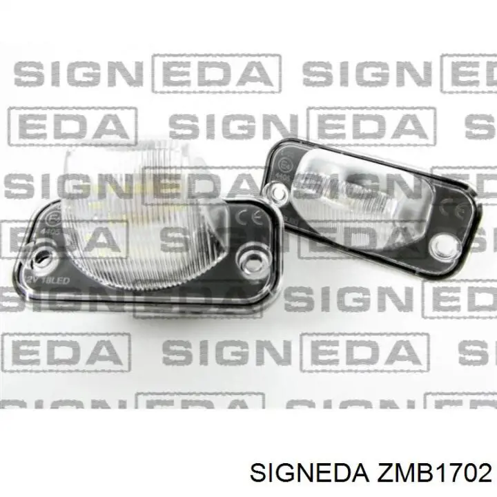 Фонарь подсветки номерного знака ZMB1702 Signeda