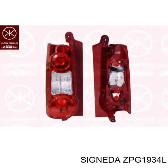 ZPG1934L Signeda фонарь задний левый