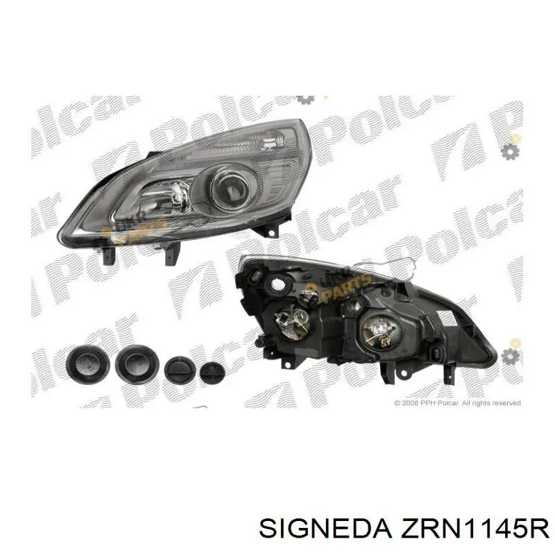 Фара правая ZRN1145R Signeda