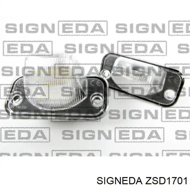 ZSD1701 Signeda фонарь подсветки заднего номерного знака