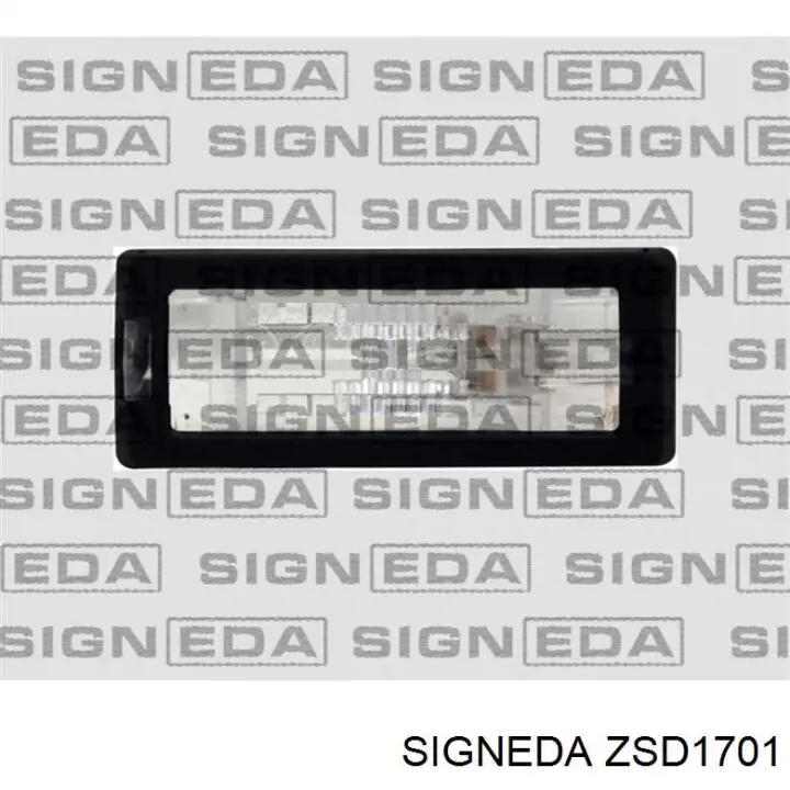 Фонарь подсветки номерного знака ZSD1701 Signeda