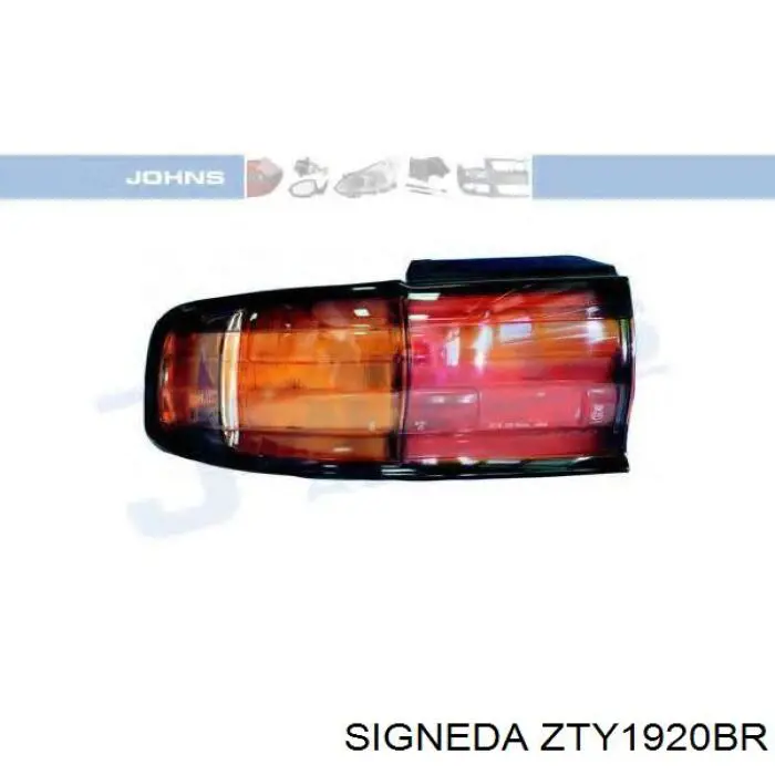 ZTY1920BR Signeda Задний правый внешний фонарь