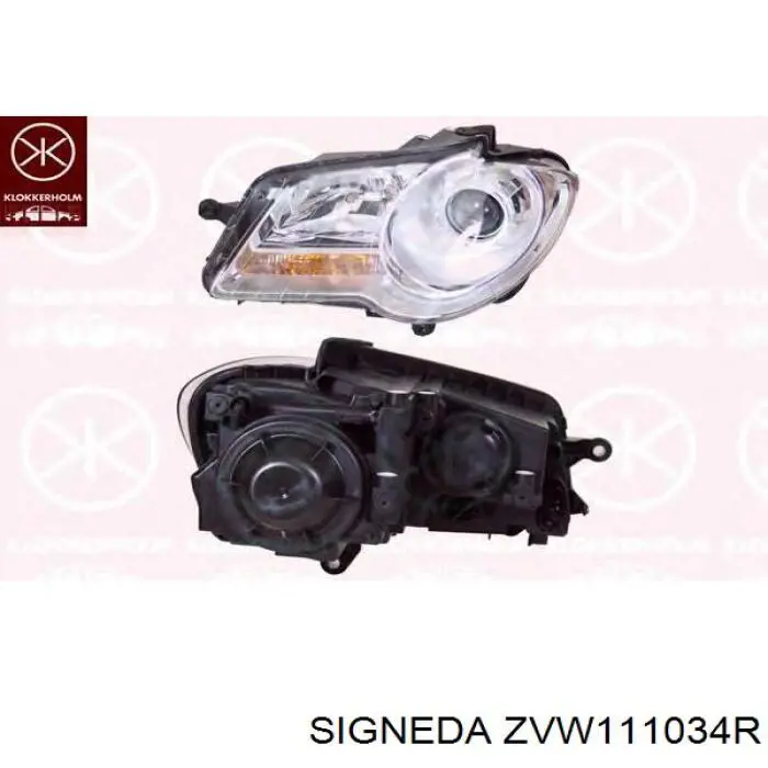Правая фара 20C473052B TYC