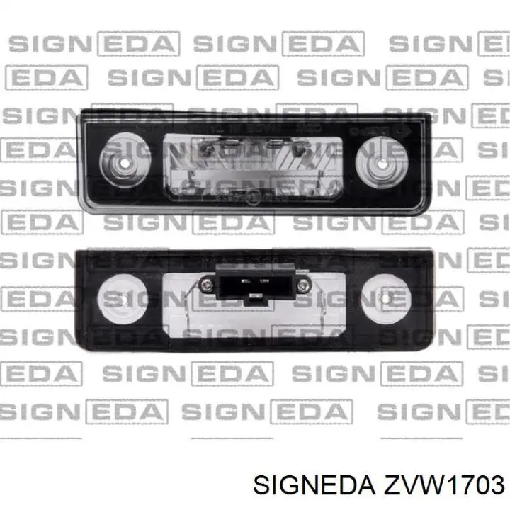 Фонарь подсветки номерного знака 3L943001 AND