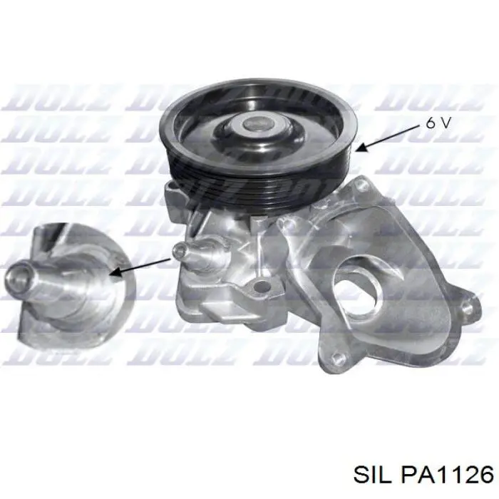Помпа охлаждения SIL PA1126 цена, от 18.66 USD