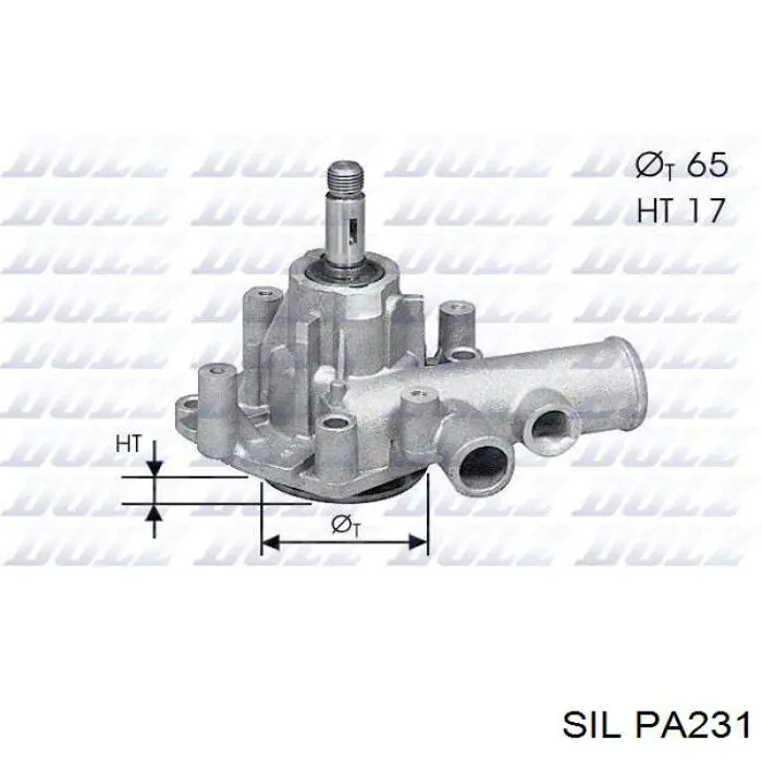 Помпа охлаждения SIL PA231 цена, от 26.72 USD