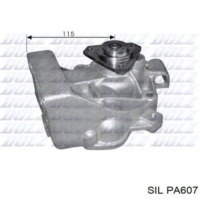 Помпа водяная (насос) охлаждения, в сборе с корпусом PA607 SIL