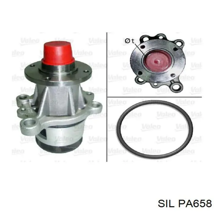Купить PA658 SIL Насос охлаждения