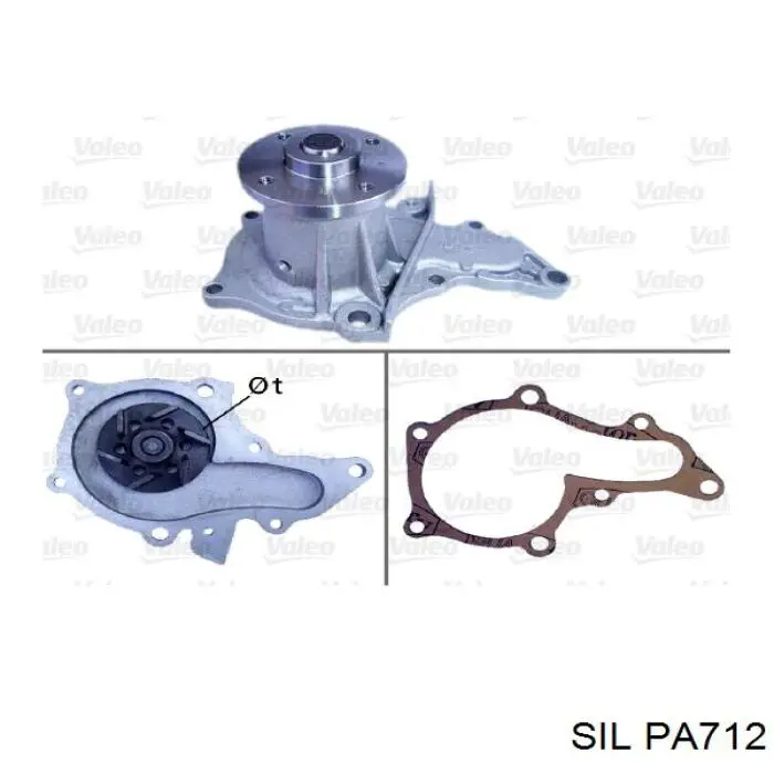 Водяной насос SIL PA712