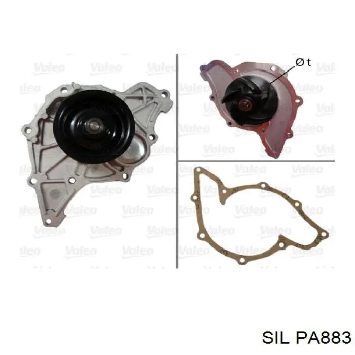 Помпа охлаждения SIL PA883 цена, от 41.44 USD