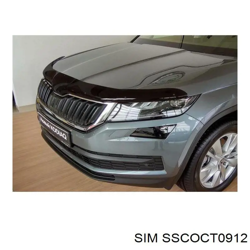  Дефлектор капота Skoda Octavia 