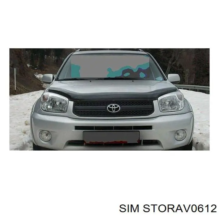  Дефлектор капота Toyota RAV4 3