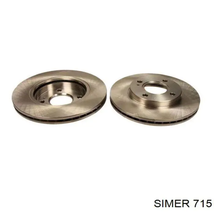 715 Simer колодки тормозные задние дисковые